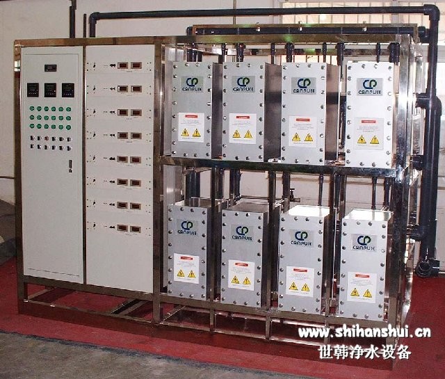 供应1吨/小时EDI制取超纯水设备